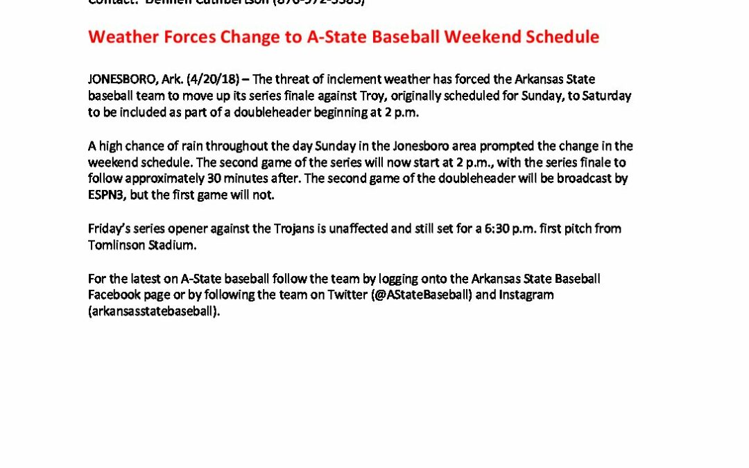 Weather-Forces-Change-to-A-State-Baseball-Weekend-Schedule
