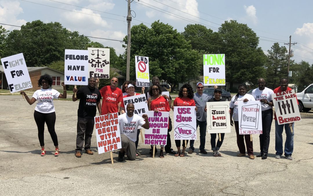 Pictures from the Future for Felons End Mass Incarceration Rally.