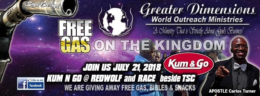 Greater Dimensions is Giving Away Free Gas!