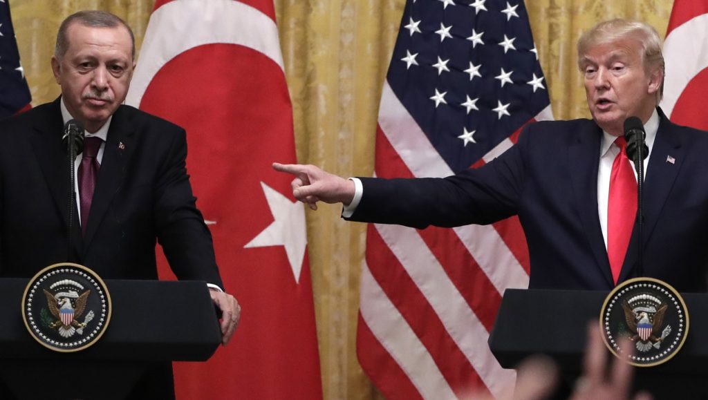 Trump Meets with Turkey President Erdogan at White House