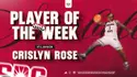 Crislyn Rose Named Sun Belt Player of the Week