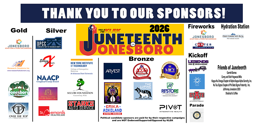 Juneteenth in Jonesboro Sponsors